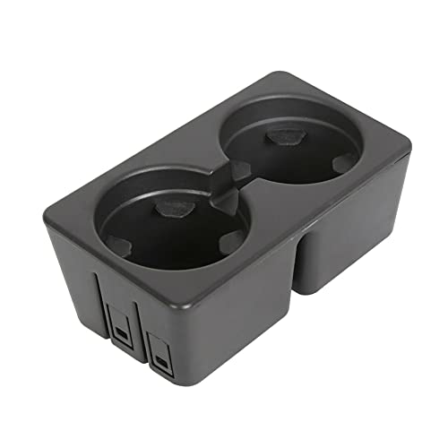 Portavasos Doble para Carro Consola Central Plástico Negro miniatura 3