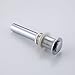 KES Bathroom Sink Drain, Pop Up Drain for Vessel Sink Vanity Stopper without Overflow, Polished Chrome S2007D-CH