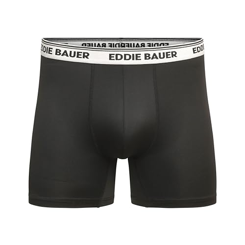 Eddie Bauer Men's Boxer Briefs, Breathable and Comfortable with Contoured Pouch Support, 6 Pack Underwear3