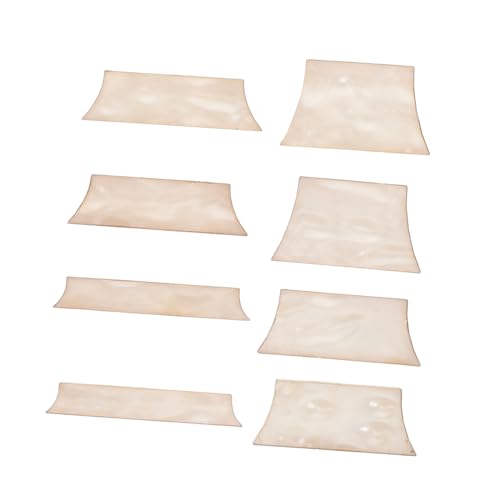 Milisten Enhance Your Guitar Trapezoid Inlay Shell Set 9pcs for Electric Guitar Parts and Accessories