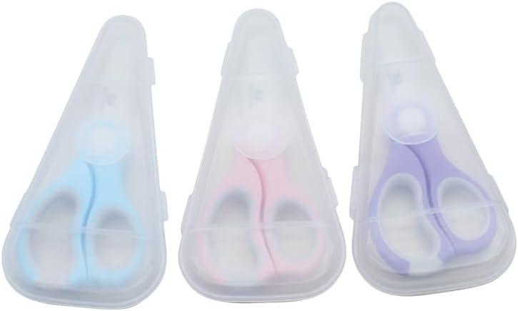 Vista 4 de Tijeras duraderas para alimentos para bebés (cerámica) (PURPLE)