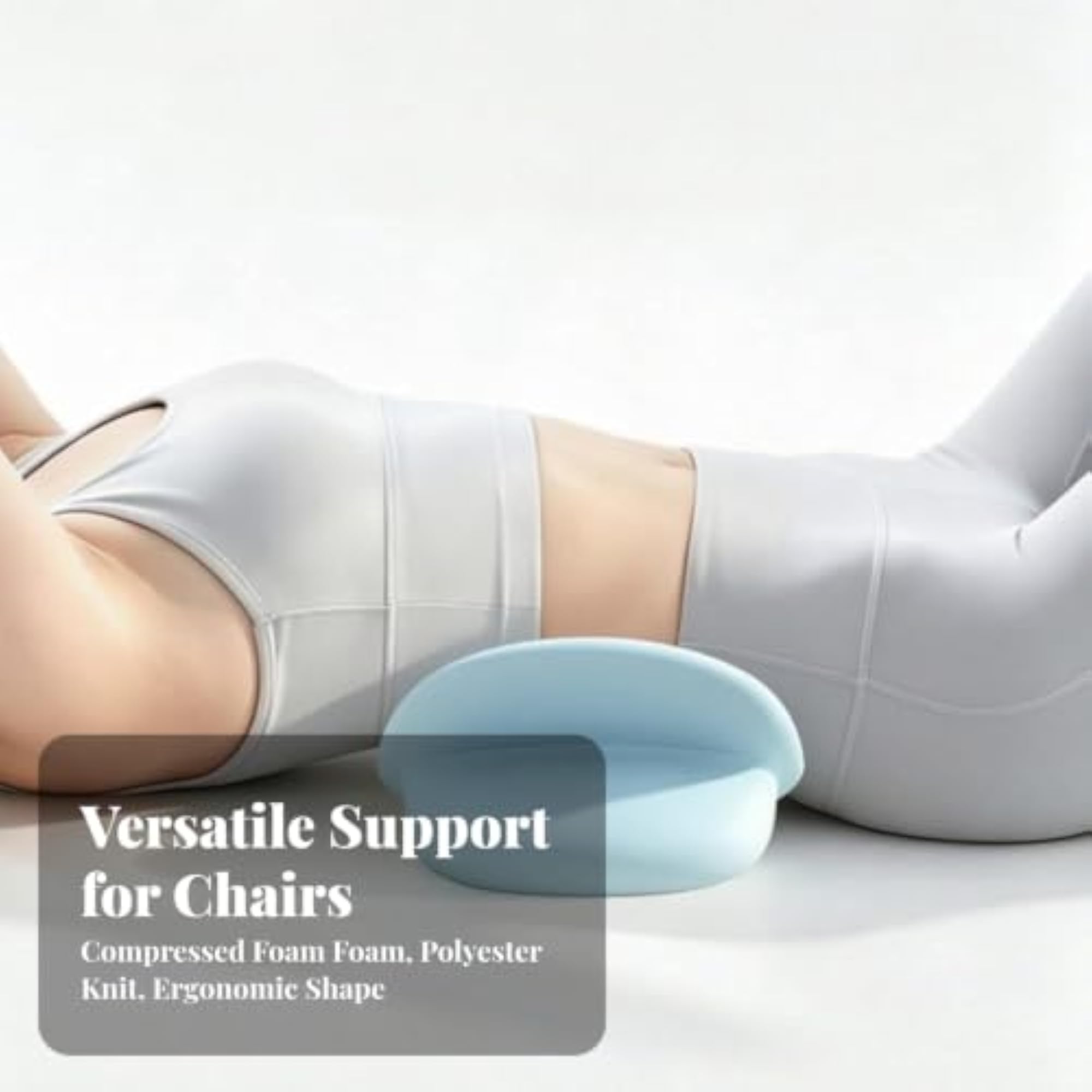 Memory Foam Support Cushion, Ergonomic Back Support