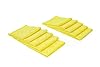 The Rag Company - Edgeless 300 - Microfiber Detailing Towels, Perfect for Removing Polishes, Sealants, and Glaze; Great for Interior Cleaning and Dirty Jobs; 300GSM, 16in x 16in, Yellow (10-Pack) #1