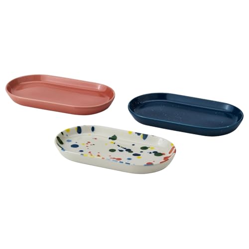 Ikea RÖDSNULTRA Serving Plate, Mixed Patterns, 20x11 cm (7 ¾x4 ¼)
