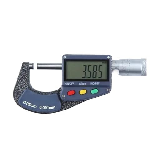 0-100 mm fW^}CN[^[Ax 0.001 mmA^ LCD fBXvC𓋍ځAC`Pʂ̊OaƌɓKĂ܂B(25-50mm)