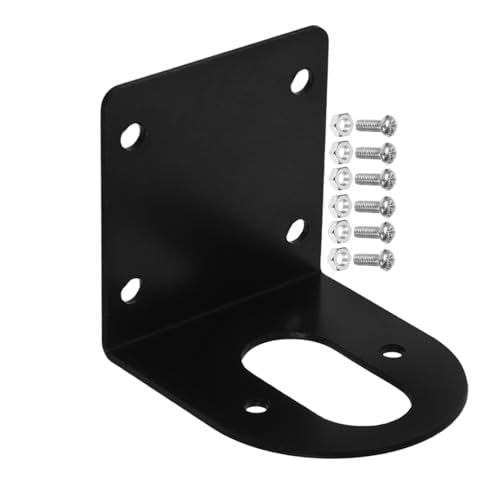 Alipis Motor Bracket Base L-Shaped Mounting Bracket Gear Motor Holder Easy to Use Metal Construction