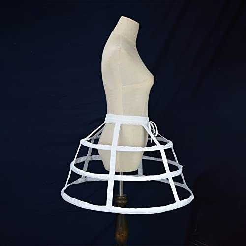 Image of Women Crinoline Petticoat Hoops Skirt Short Half Slip Underskirt for Girls Wedding Bridal Underskirt Slip