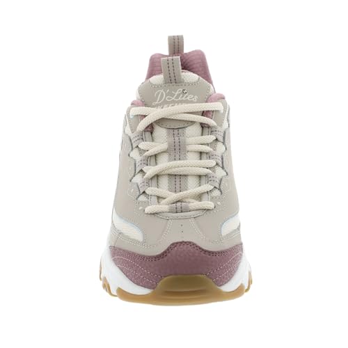 Skechers Kadın On-The-go Arch Fit İlham - Sydney Spor Ayakkabı, Taupe/Multi, 6.5