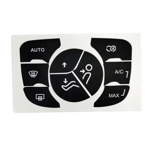 Autocollants de réparation pour boutons de climatisation C4 pour réparer les touches effacées