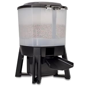 Wagner Green Solar Teich Futterautomat Automatic Fishfeeder 6 Liter, programmierbarer Futterspender für Fischfutter Pellets…