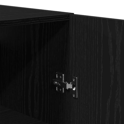Armoire murale chêne noir pour optimiser les petits espaces encombrés