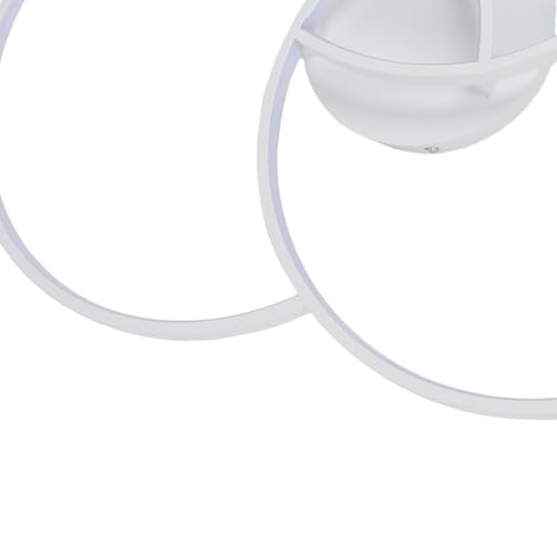 Plafonnier LED moderne dimmable 55cm blanc pour salon chic