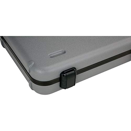 Image of Fender Deluxe Molded Strat /Tele Case, Silver /Blue