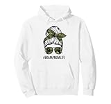 I tuoi amici e la tua famiglia adoreranno questo divertente design BraaapMom Life con occhiali da sole mimetici, dirtbike e grafica bandana mimetica.