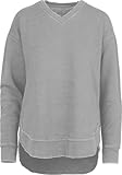 Royce Apparel Melange West Hall V-Neck Pocketed Poncho Fleece - Gray (US, Alpha, Medium, Regular, Regular, Gray)
