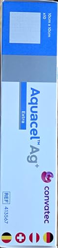 Aquacel Ag+ Extra pansement hydrocolloïde d'argent 10x10 cm - 5