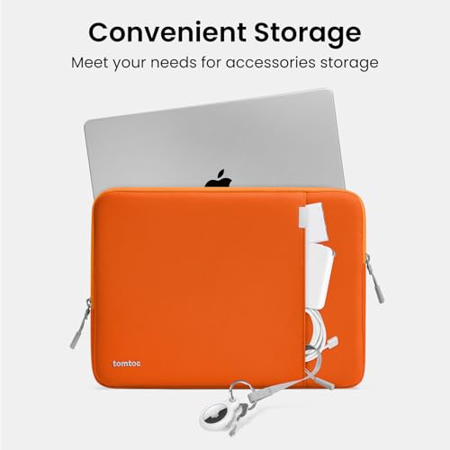 Image of tomtoc 360 Protective Laptop Sleeve for 14-inch New MacBook Pro M5 Pro /Max (2026) A3426 A3427 A3434 M4 /M3 /M2 /M1 A3112 A3401 A3185, Water-Resistant Laptop Case Fits Dell XPS 14 & 13.8 inch Surface Laptop