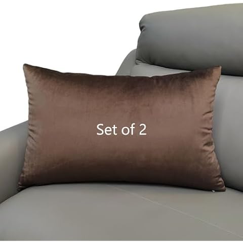 Set of 2 Velvet Soft Cushion Covers Cover