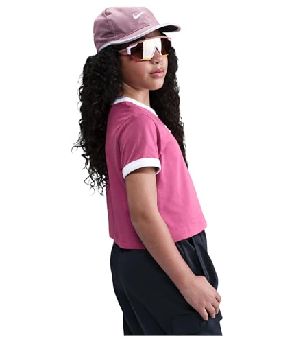 Nike Girls' Sportswear Cropped T-Shirt (Little Big Kid)2