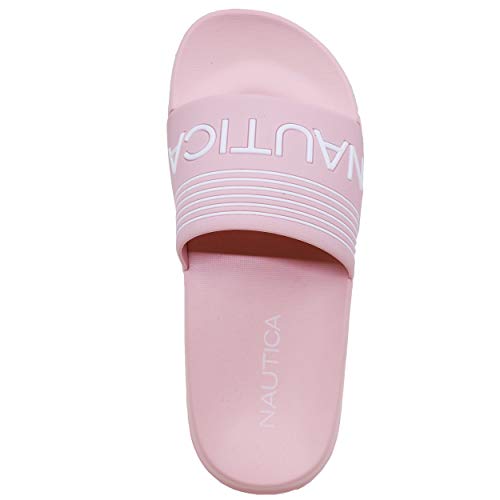 Nautica Kids Girls Slip-On Sandal Athletic Slide Youth Big Kid Little Kid-Gaff Girls-Blush Size-24