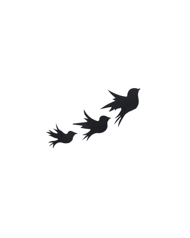 Comet Busters Black Birds Temporary Body Stickers Body Tattoo (BJ082)-image-14