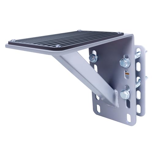 MaxxHaul 70089 Heavy Duty 300-lbs Capacity Steel Trailer Step for Boat and Utility Trailers With Anti-Slip Traction and Powder Coat Finish For 3 inch x 5 inch Frame