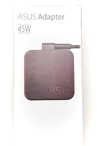 Image of Asus Adp-45Ze B 45W Laptop Adapter /Charger With Power Cord For Asus Laptop (19 V, 2.37 A, 4 Mm X 1.2Mm Diameter, Black