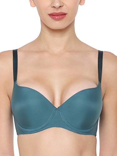 Image of Triumph T-Shirt Bra For Women Wired Padded Body Make-Up Series Seamless Everyday Lingerie Lycra Xtra Fine Breathable Fabric Second-Skin Smooth 3 /4 Cup Support Invisible Underwire Pack Of 1