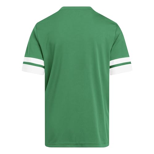 adidas Unisex - Bambini e Ragazzi SQUADRA25 Jersey Short Sleeve Kids, Team Green/White, 11-12 Years