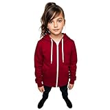 Photo Gallery luxe diva felpa con cappuccio per bambini e bambine, in pile, tinta unita, con cerniera, 3-13 anni, vino, 13 anni Photo Gallery luxe diva felpa con cappuccio per bambini e bambine, in pile, tinta unita, con cerniera, 3-13 anni, vino, 13 anni