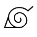 CMI316 Naruto White Leaf Logo Manga Anime White Silhouette Car Window Vinyl Sticker Decal