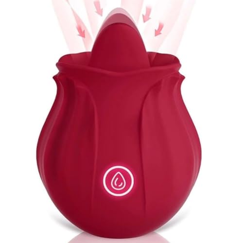 Roses Toy 2025 New Enhanced Clitioral Sucker Powerful Womens Viboators Rose Viboatorr Waterproof Flower Vibration The Rose Adult Toy for Women 10 Speeds Couple Games Adult v6y82 (red2)