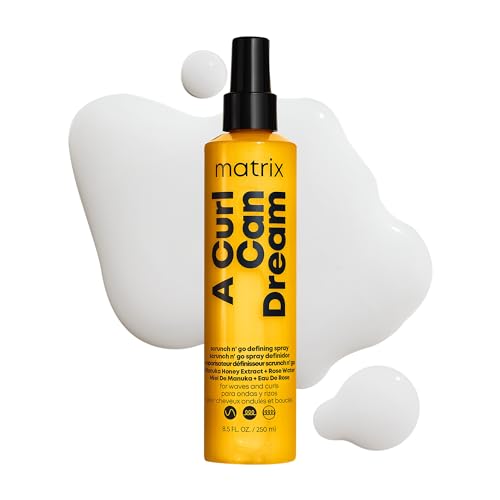 Matrix A Curl Can Dream Scrunch N' Go Defining Spray For Wavy and...