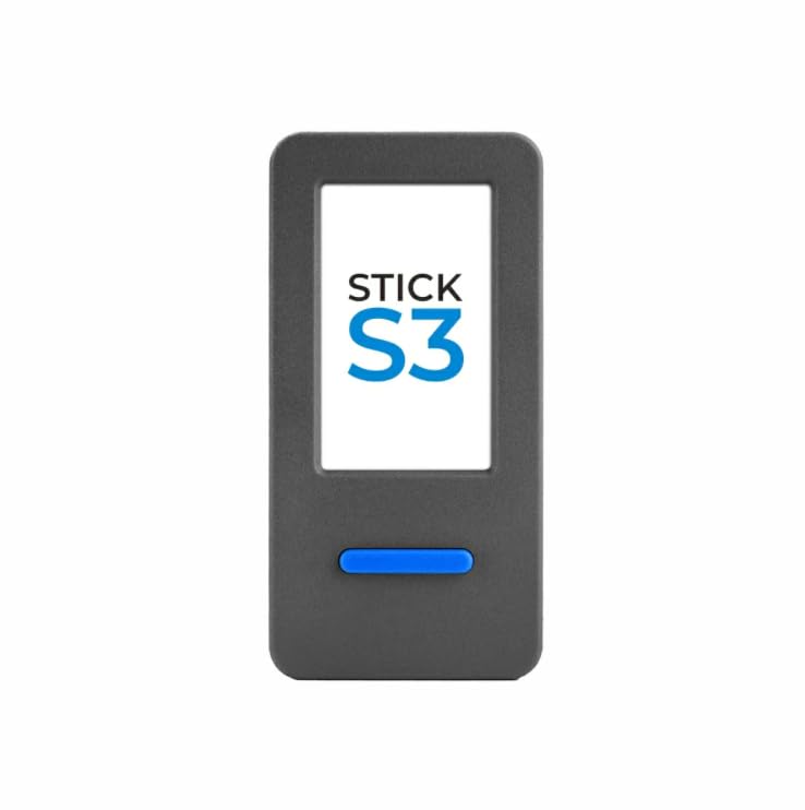 M5StickS3 ESP32-S3 Mini IoT Dev Kit – Mini carte de développement programmable avec Wi-Fi et Bluetooth | Idéal pour les projets IoT, Smart Home et DIY
