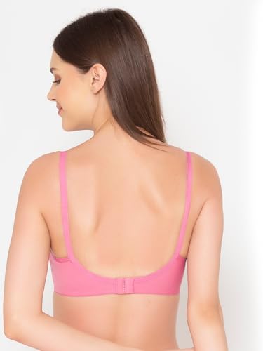 Image of Groversons Paris Beauty Women's Non-Padded Wire-Free Full Coverage Cotton Bra | Adjustable Straps | Hook & Eye Closure | Soft Everyday Bra