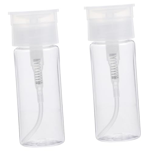 Healifty Botellas De Cosméticos Rellenable 2 Piezas 100 Ml Petg Portátil Anti-fugas Para Viaje Cuidado Facial Almacenamiento