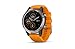 Produktbild Garmin fnix 5 Plus Saphir, Titan mit orangefarbenem Armband, 010-01988-05 - GPS-Multisport-Smartwatch mit vorinstallierten Karten, Musik & und Garmin Pay