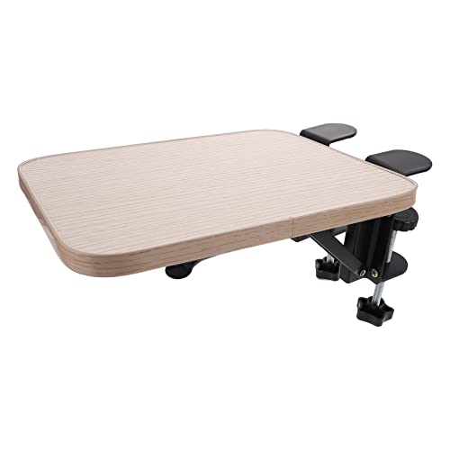 Alipis Regalhalterungen deckenklammern Ergonomie Schreib- Extender- Tablett Punch- Freie Klammer auf Faltbare - Schubladenfach Halterung Armlehne Unterstützt Schreib Zubeh?r Pc Zubehör