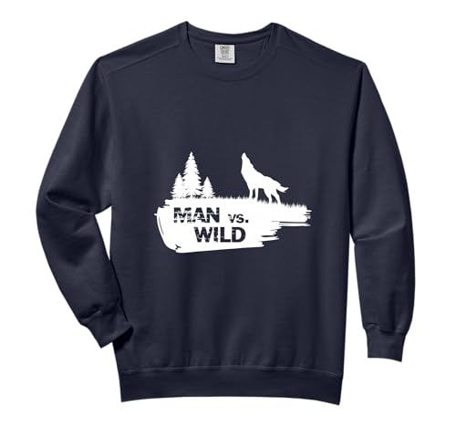 Man vs. Wild, Bushcraft, Survival Comfort Colors Adult Sweatshirt