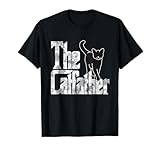 The Catfather Black Cat Father Mafia Whiskers Male Daddy T-Shirt