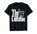 The Catfather Black Cat Father Mafia Whiskers Male Daddy T-Shirt