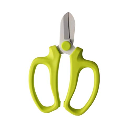WEIGENG Scissors, Multi-purpose Scissors, Wide-head Household Scissors, Garden Shears, Flower Scissors, Pruning Shears, Multi-purpose Kitchen Scissors, Garden Tools, Fluorescent Green Very convenient