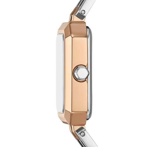 Image of Armani Exchange A|X Women's Two-Hand Rectangular Watch, Stainless Steel Watches for Women