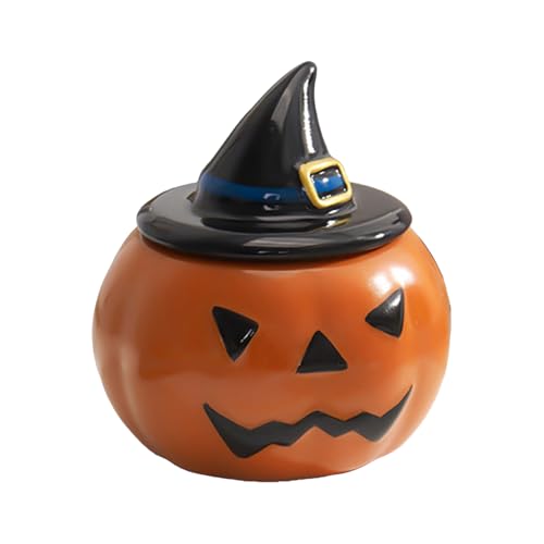 Bougies parfumées d'Halloween anti-odeurs avec bougeoir maison hantée en céramique