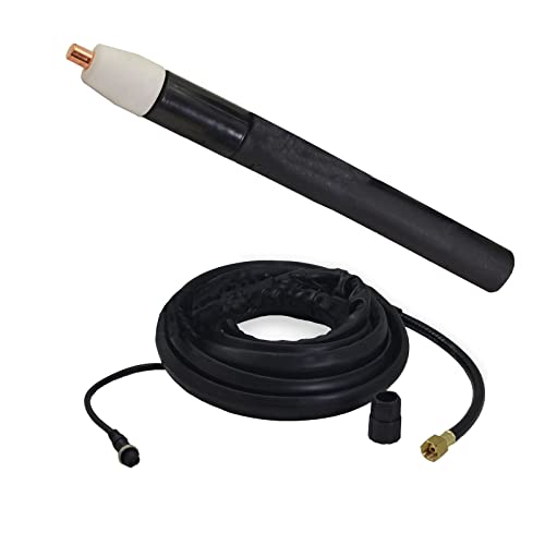 RIVERWELD Torche Plasma Complète PT-31 LG-40 avec Corps de Torche Droit 20073 - Tête Machine 0º Type Crayon - Longueur 5 Mètres Pour avec Découpeurs...