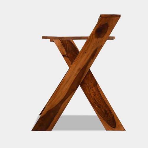 Image of Solid Sheesham Wood Study Table for Adults | Computer Table for Home | Wooden Writing Desk | Office Table for Office Work | Work from Home Table with 2 Drawers (2)