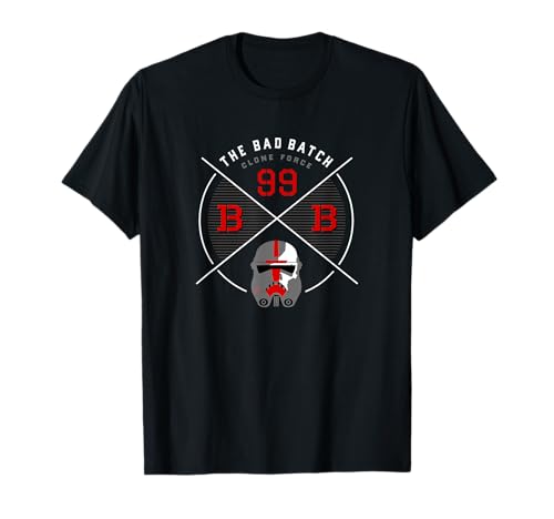 T-shirt Star Wars The Bad Batch avec logo BB 99 pour fan de science-fiction
