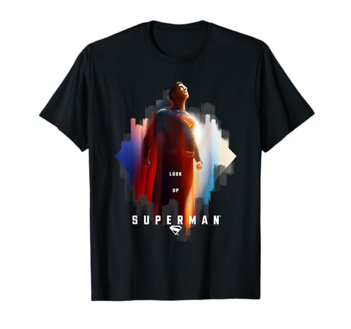 Superman (2025 Movie) Look Up Shield Camiseta
