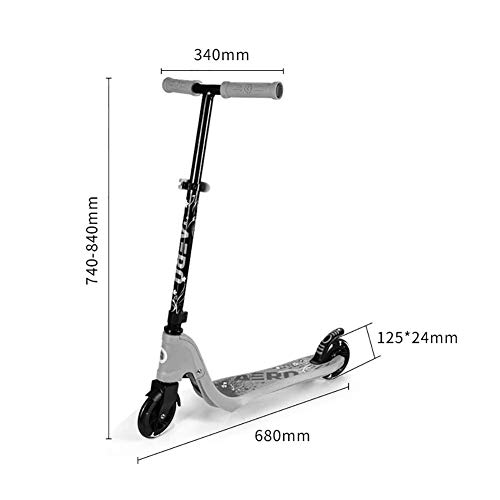 Why Should You Buy PLLP Child Foldable Scooter-Scooter Kick Toddler Kick with Lighted Pu Wheel, Adju...