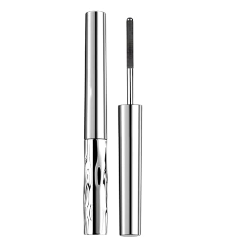 Ironeye Mascara Borstenlose Metallbürste für Natürliche Wimpern Volumen & Länge 3D-Curling Effekt Wasserdicht und Lang anhaltend Schwung ohne Klumpen
